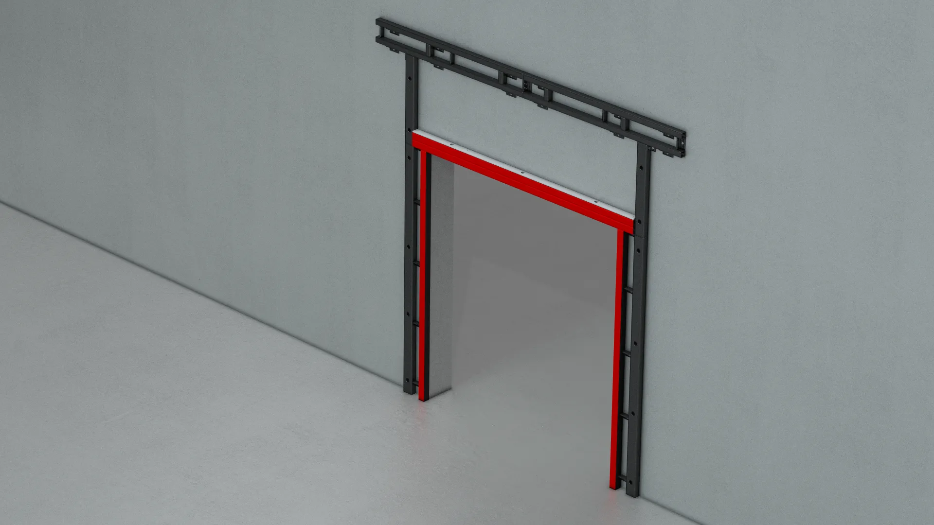 Противопожарные секционные ворота