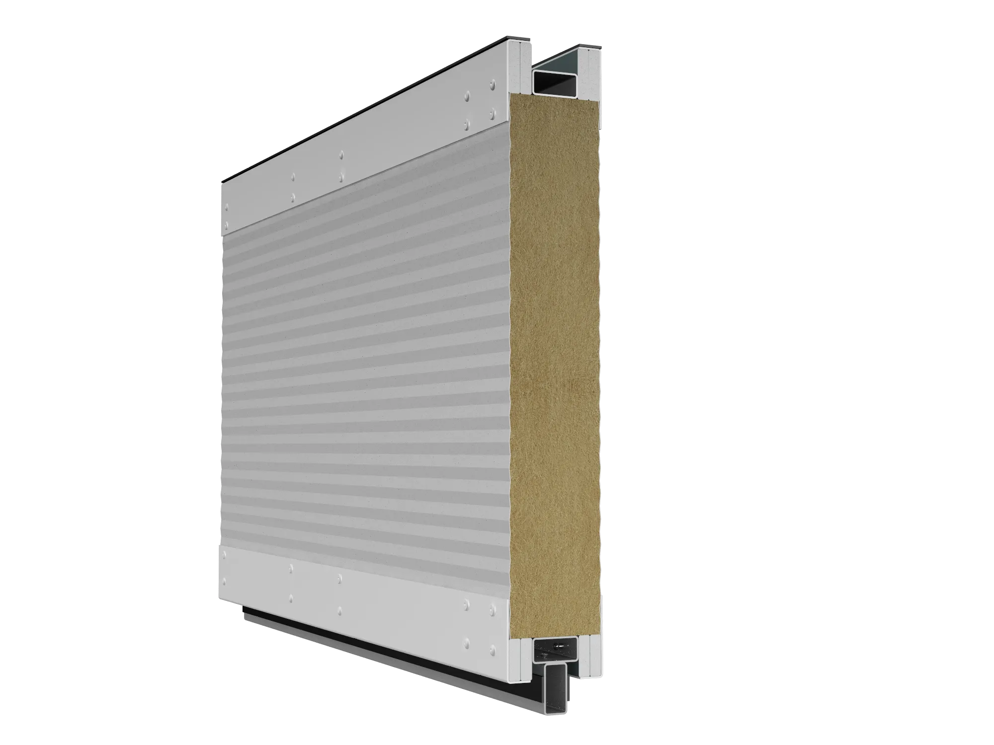 Противопожарные секционные ворота